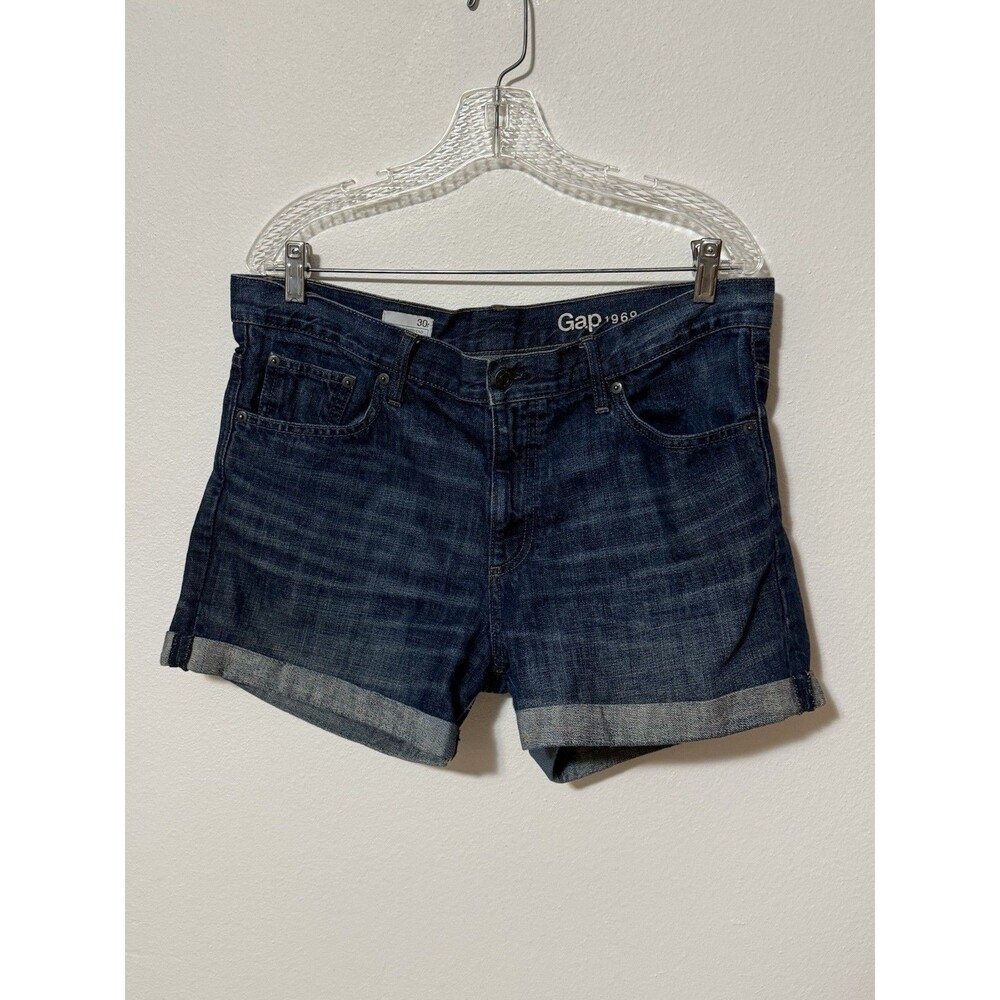 Gap Womans 1969 High Waist Cuffed Shorts Size 30r